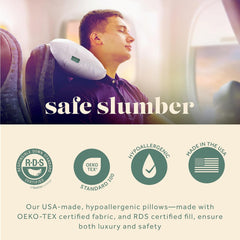 Drift Luxury Down Travel Pillow