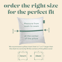 Daydream Luxury Square Pillow Insert