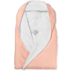 ComfyDown Kids Luxury Pink Hooded Bathrobe for Girls- Soft, Plush - Made in USA