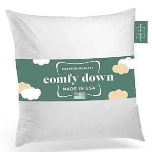 ComfyDown 95% Feather 5% Down, Decorative Pillow Insert - By the case