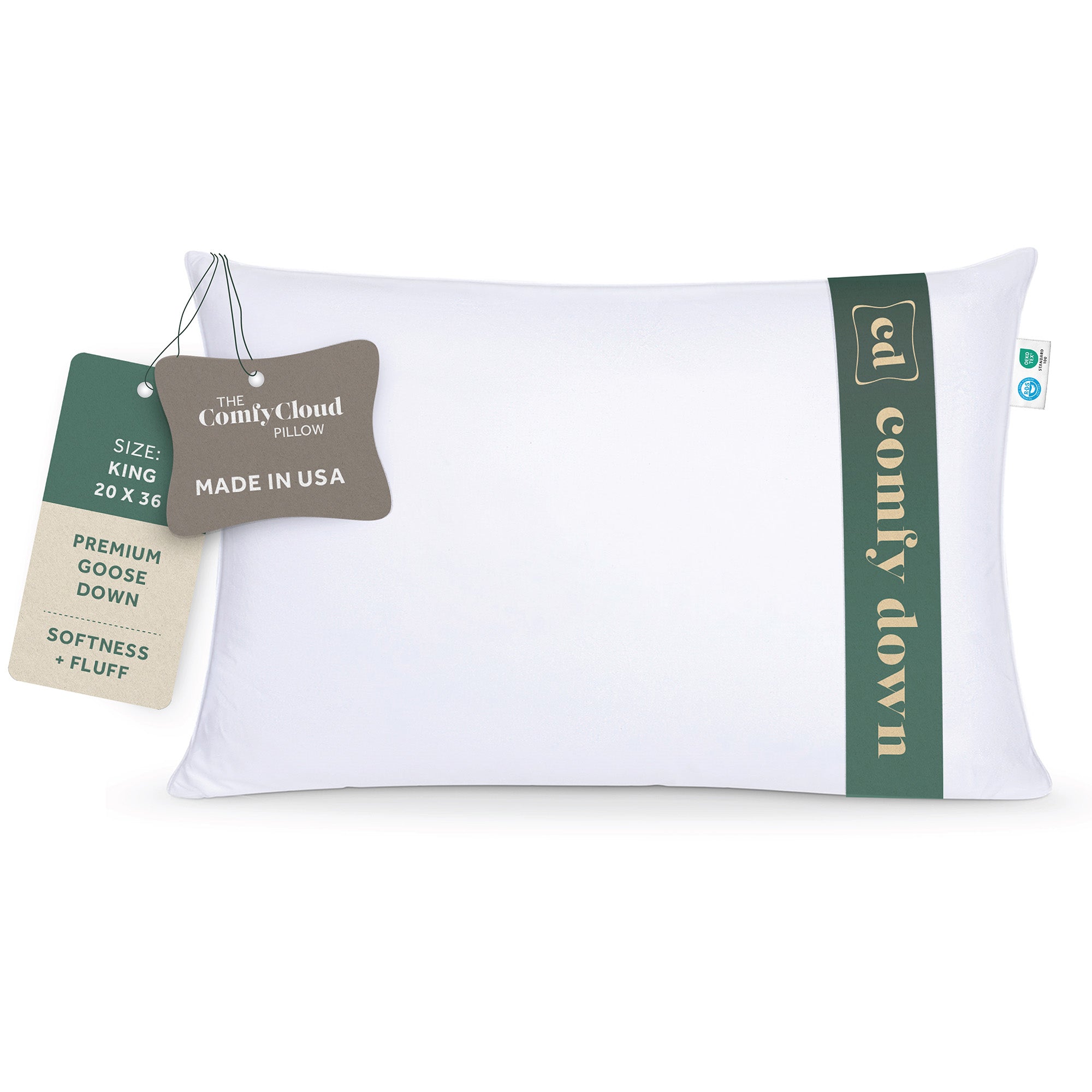 ComfyCloud Luxury Pure Down Pillow