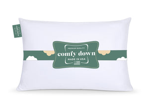 ComfyDown 95% Feather 5% Down, 14 X 36 Rectangle Decorative Pillow Insert,  Sham Stuffer - Made in USA 