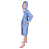 ComfyDown Kids Luxury Blue Hooded Bathrobe for Boys - Soft, Plush - Made in USA